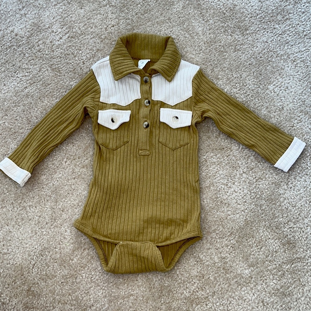 Kate Quinn Vintage Collared Onesie